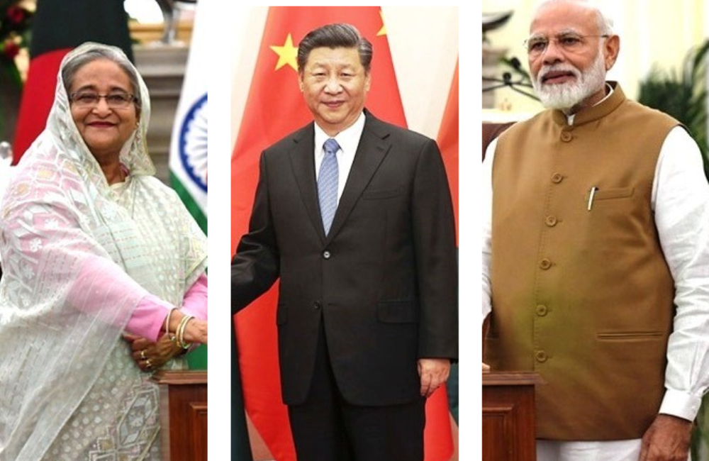 Sheikh Hasina (Bangladesh), Xi Jinping (China), Narendra Modi (India) | OPED COLUMN Magazine