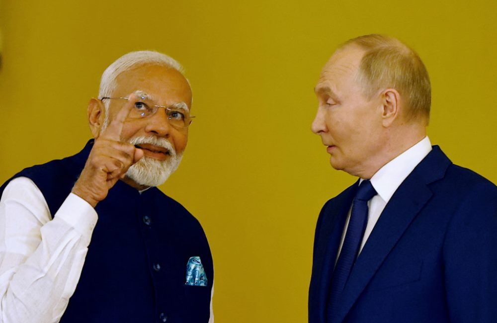 Narendra Modi (India) and Vladimir Putin (Russia) | OPED COLUMN INTERNATIONAL | OpedColumn.News.Blog